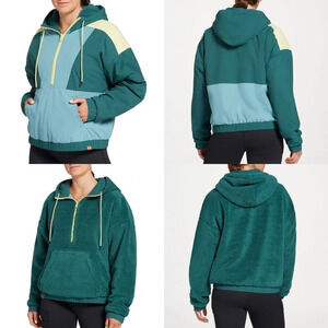 Alpine Design green reversible Sherpa jacket size XS